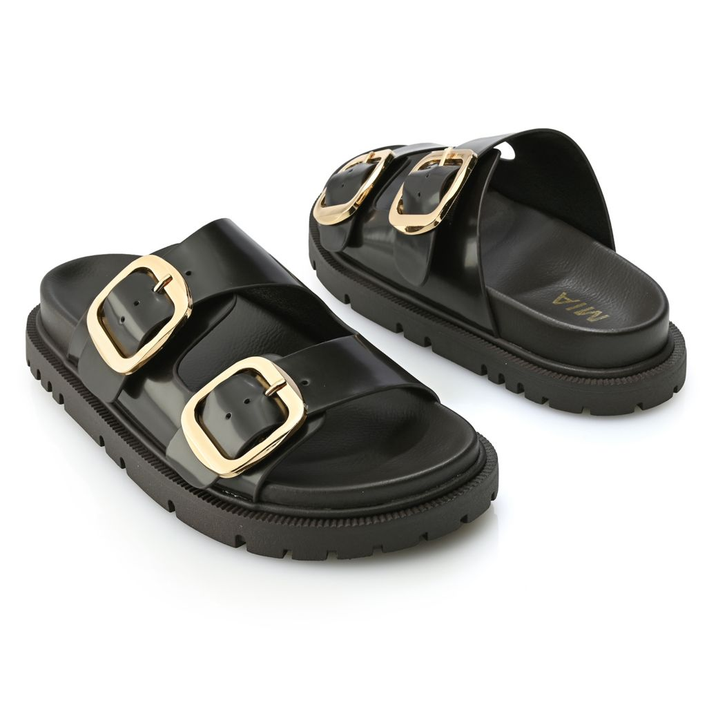 S475009-00007-00014 MIA Gen Dual Buckle Strapped Sandals - Image 1