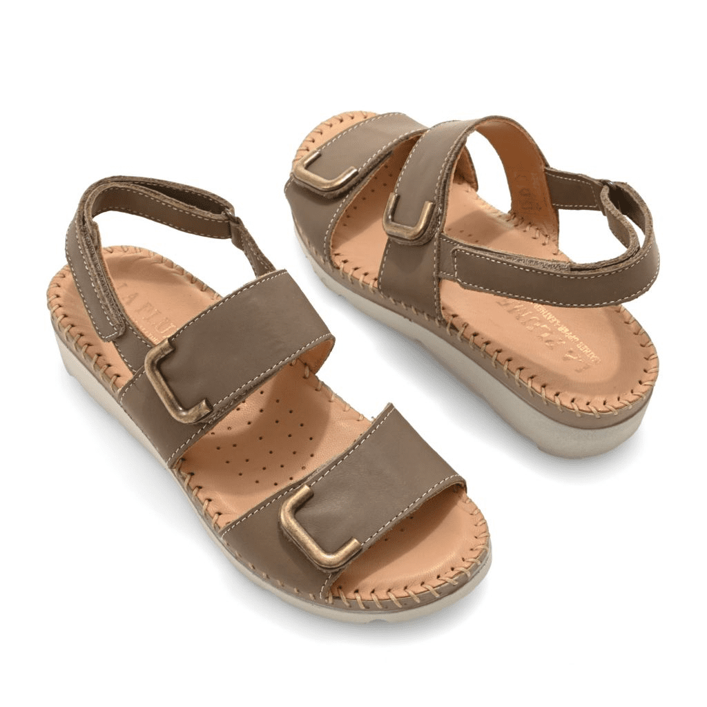 S475331-00069-15900 La Plume Christa Italian Made Leather Sandals - Image 1