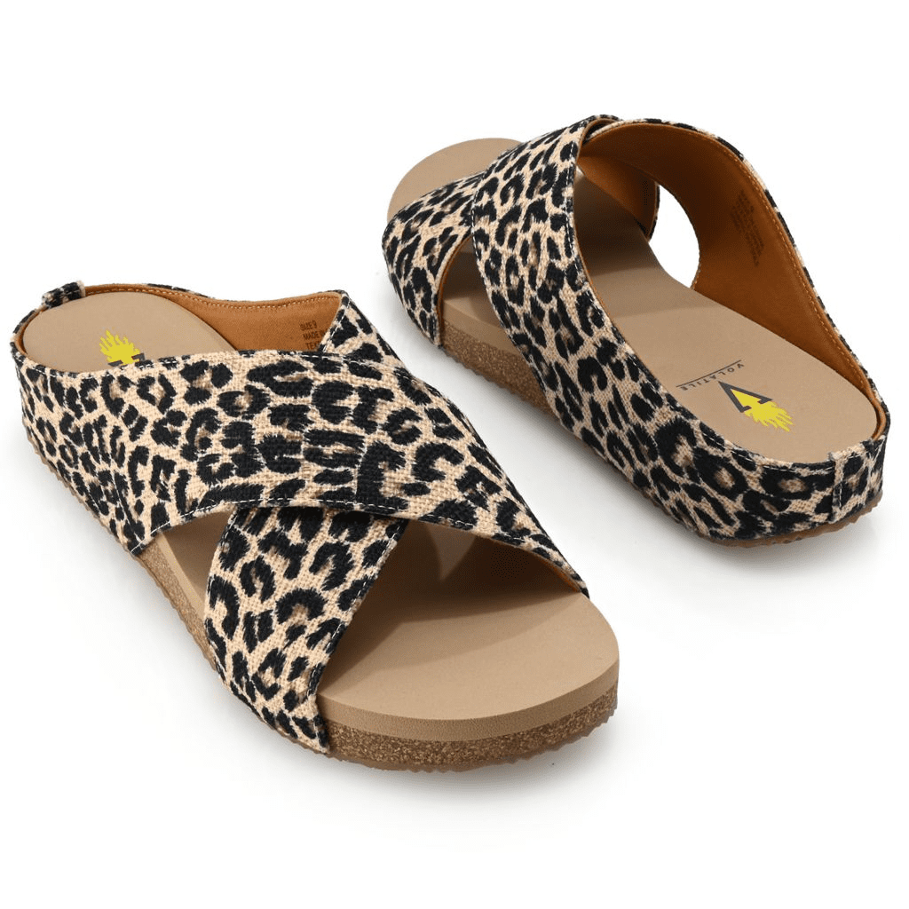 S475913-13072-00051 Volatile Ablette Ultra Comfort Slip-on Crisscross Slides - Image 1