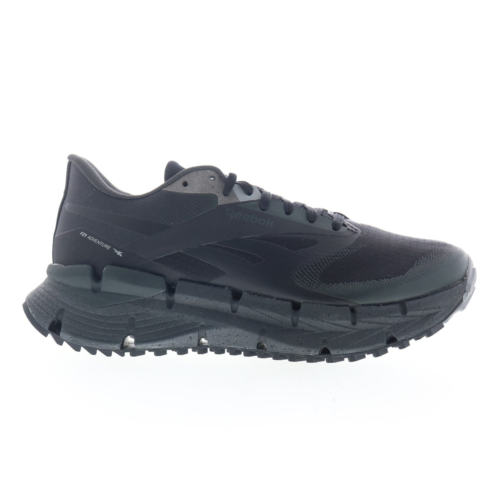 100212126_floatzig_adventure_1_black_grey_grey_01_68a74348-9ac0-4e13-b79f-72bc0b4d2e24 Reebok Floatzig Adventure 1 Mens Black Mesh Lifestyle Sneakers Shoes - Image 1